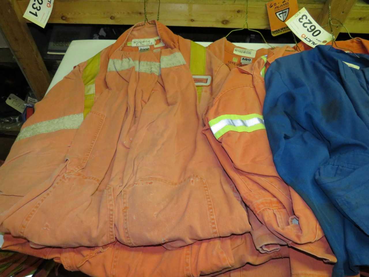 LOT OF 10 ASSORTED FLAME RESISTANT COVERALLS - SAFETY SWITCH