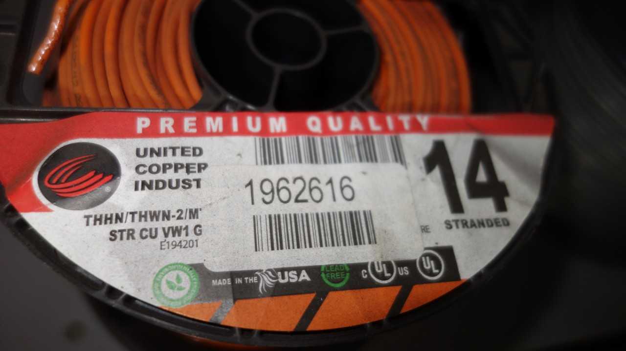 CONTENTS OF 2 SHELF COLUMNS, ASSORTED SPOOLS OF WIRE - INDUSTRIAL PARTS