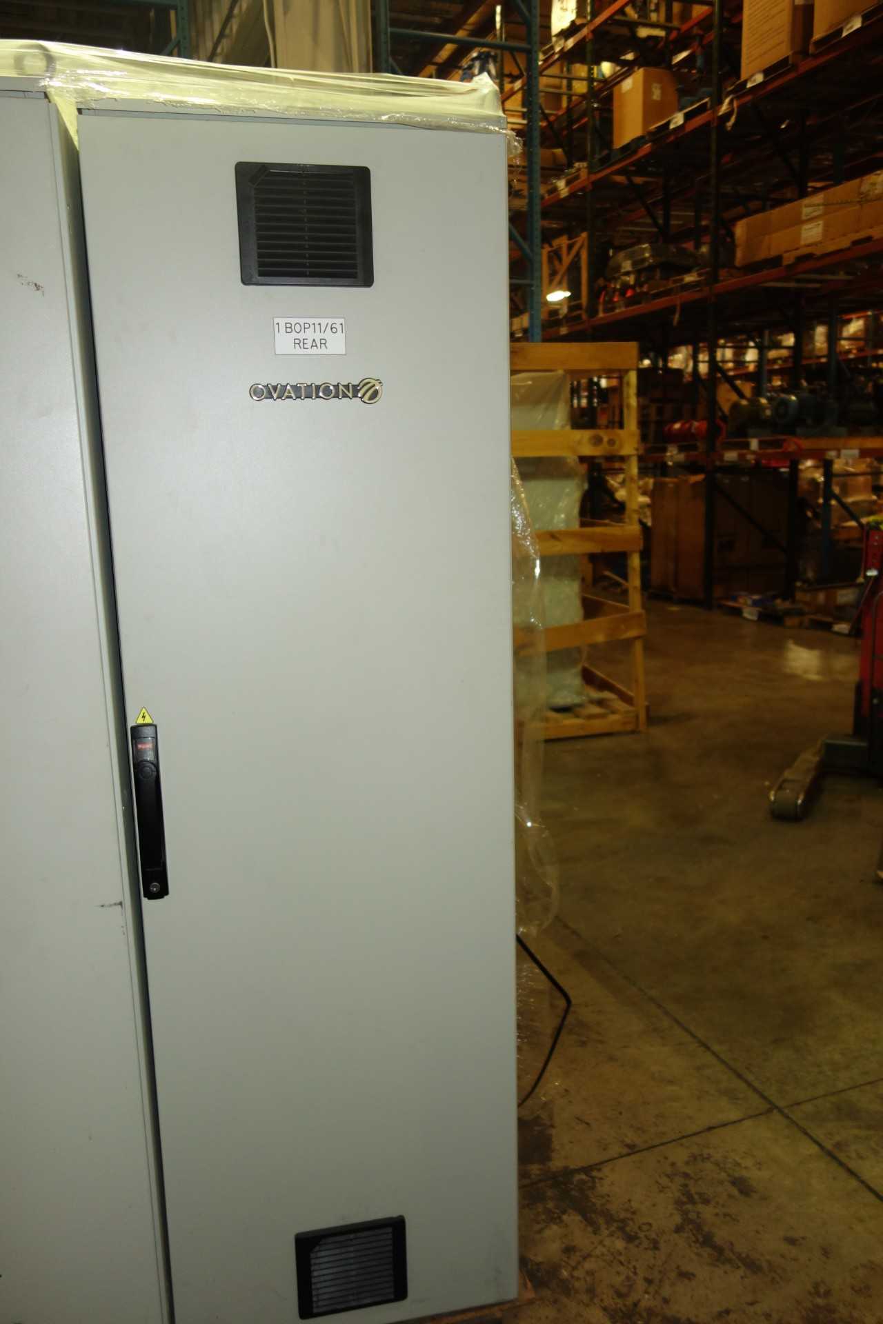 HOFFMAN ENCLOSURE 23X24X80 WITH ASSORTED OVATION COMPONENTS - INDUSTRIAL PARTS