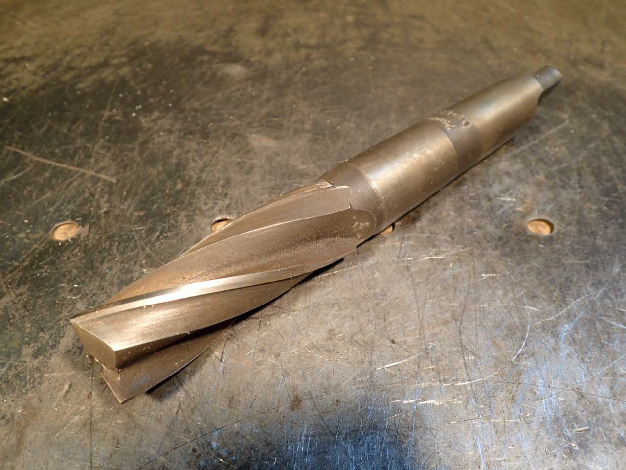 Rutland 1" M2 Jig Borer End Mill 3-Flute 2-7/8" LOC Morse Taper #3 Shank MT3 3MT - MACHINE TOOLING