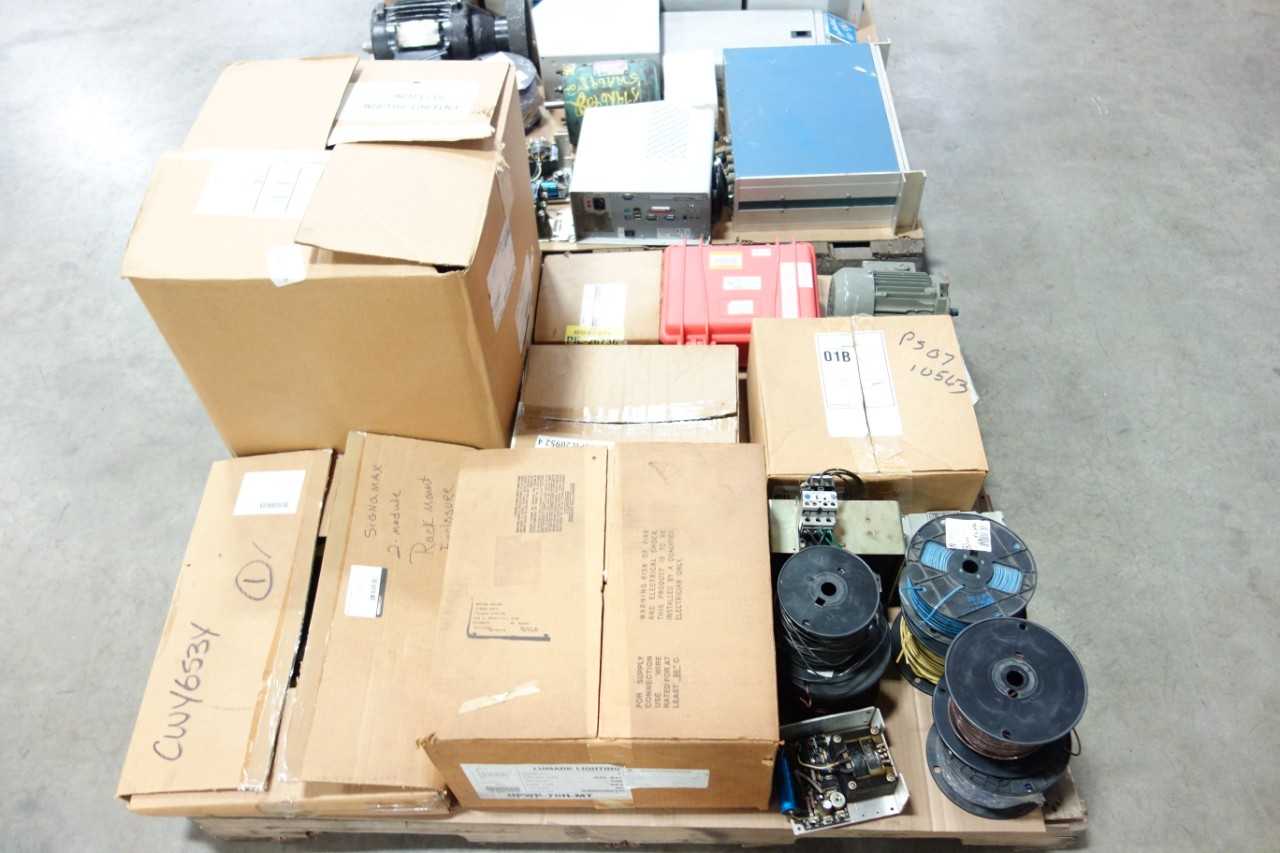 2 PALLETS OF ASSORTED ELECTRICAL - ELECTRICAL COMPONENTS