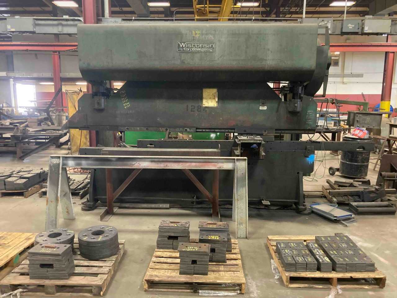 100 Ton x 12’ Wisconsin Press Brake 1 - PRESS BRAKES