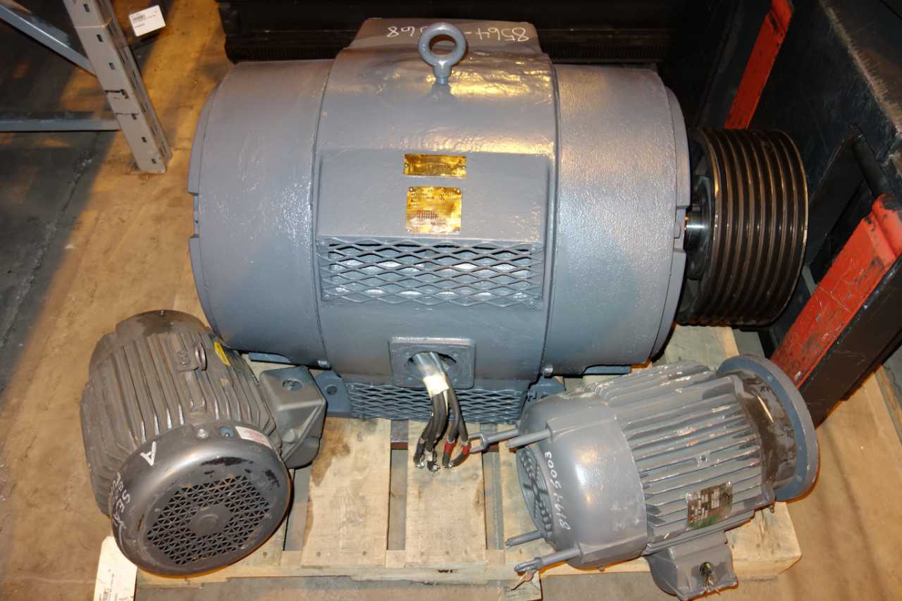 1 PALLET OF ASSORTED AC MOTORS, BALDOR - ELECTRIC MOTORS