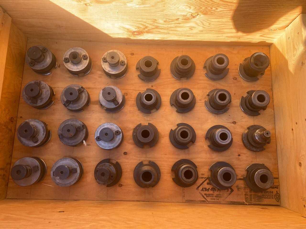 PALLET OF ASSORTED CAT 50 TOOL HOLDERS - MACHINING ACCESSORIES & TOOLING