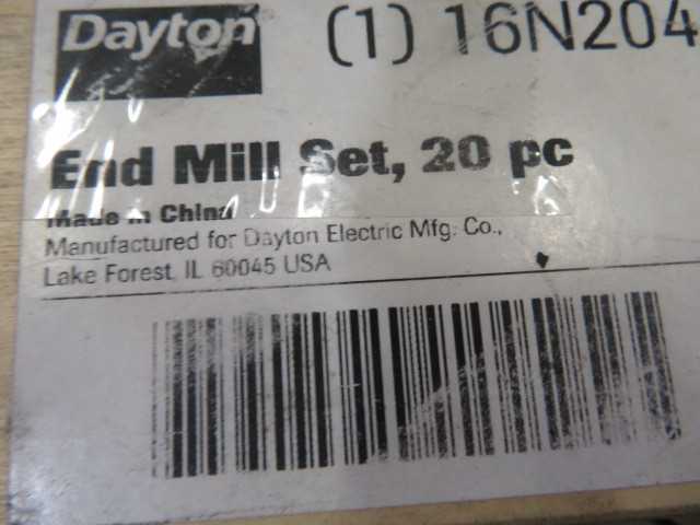 Dayton End Mill Set - MISCELLANEOUS