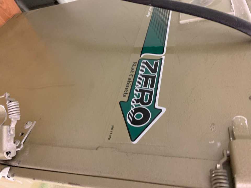 Zero Blast Cabinet - PROCESS EQUIPMENT