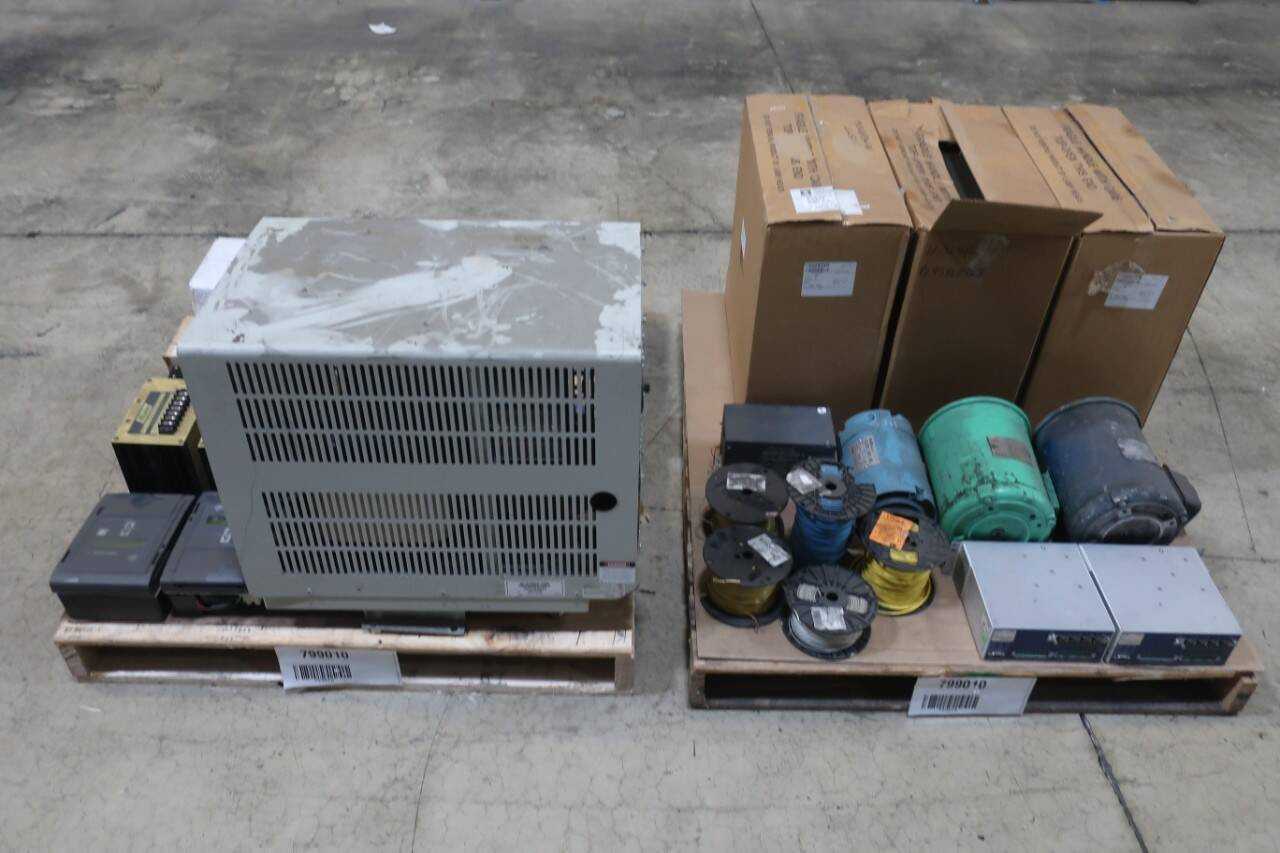 2 PALLETS OF ASSORTED ELECTRICAL - ELECTRICAL COMPONENTS
