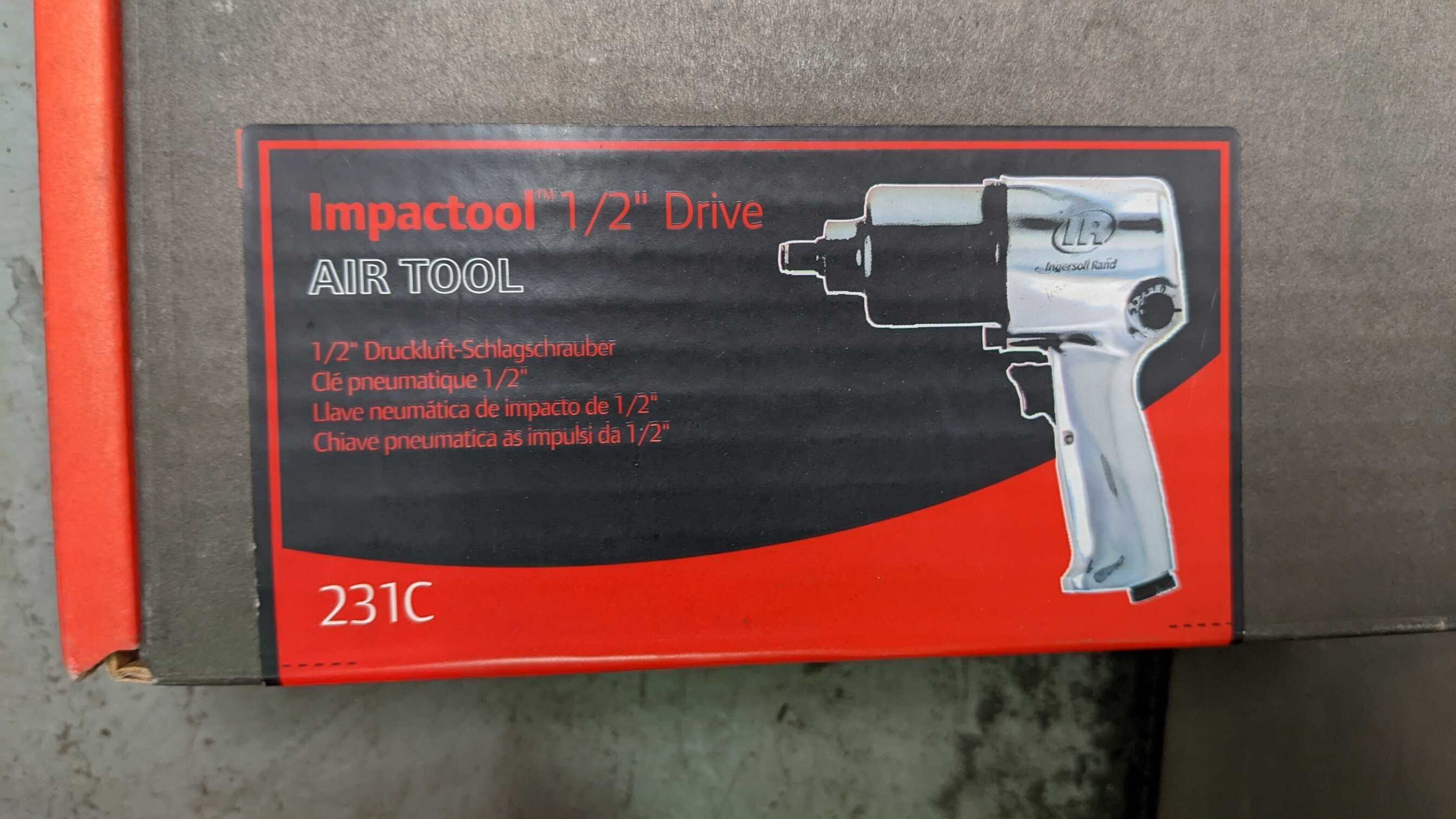 LOT OF 4 IMPACT AIR TOOLS - ELECTRIC POWER TOOLS