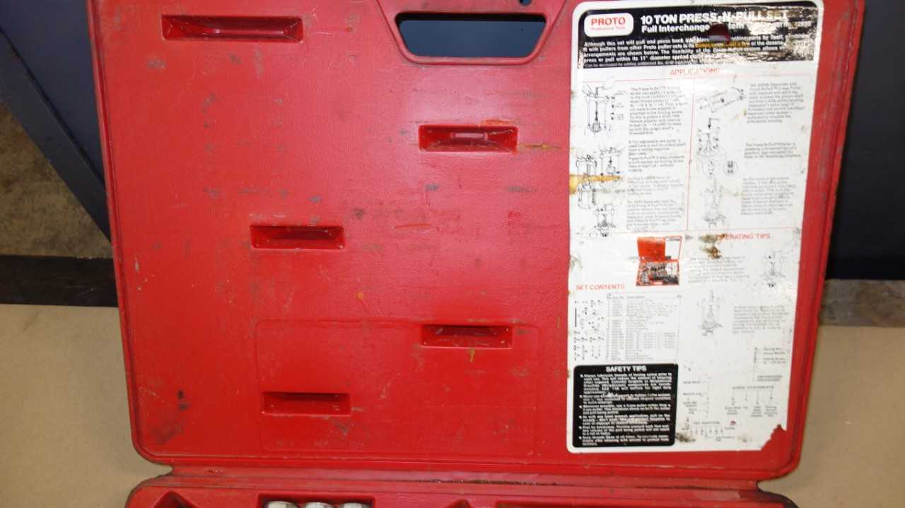 PROTO 4293B 10 TON PRESS-N-PULL SET - HAND TOOLS