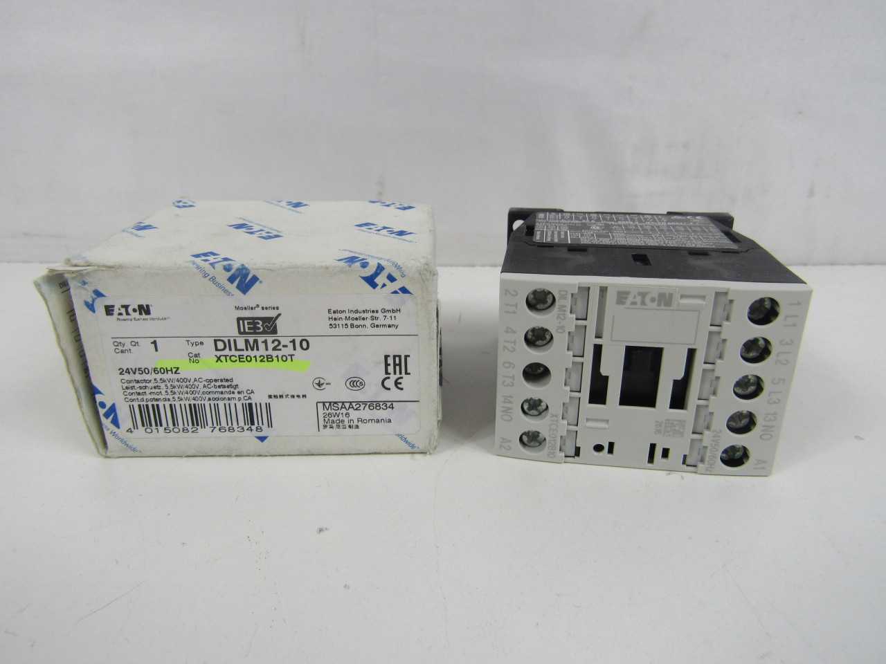 Lot of Quantity 12x XTCE012B10T Contactors - CONTACTORS