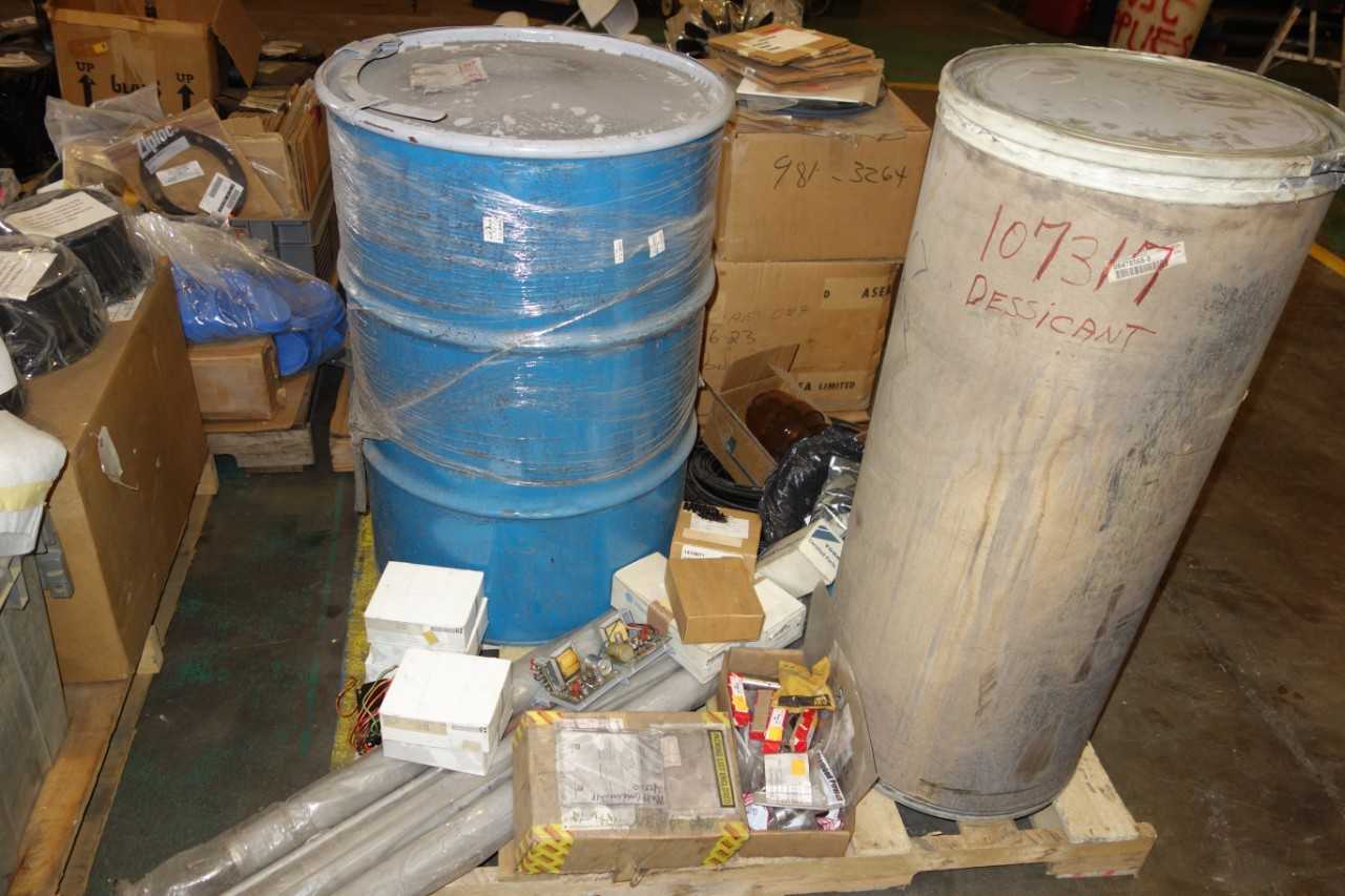12 PALLETS OF INDUSTRIAL SURPLUS - ELECTRICAL COMPONENTS