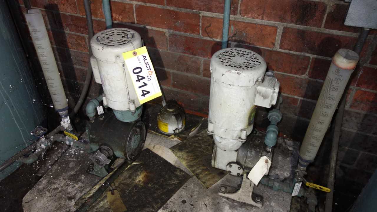 LOT OF 3 JAC JESCO 5701-11-0431 DOSING PUMP - HYDRAULIC PUMP