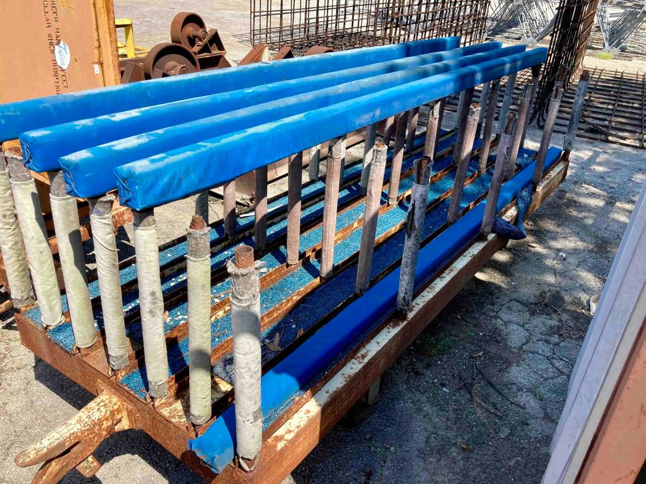 blue rack cart - ROLLING CARTS