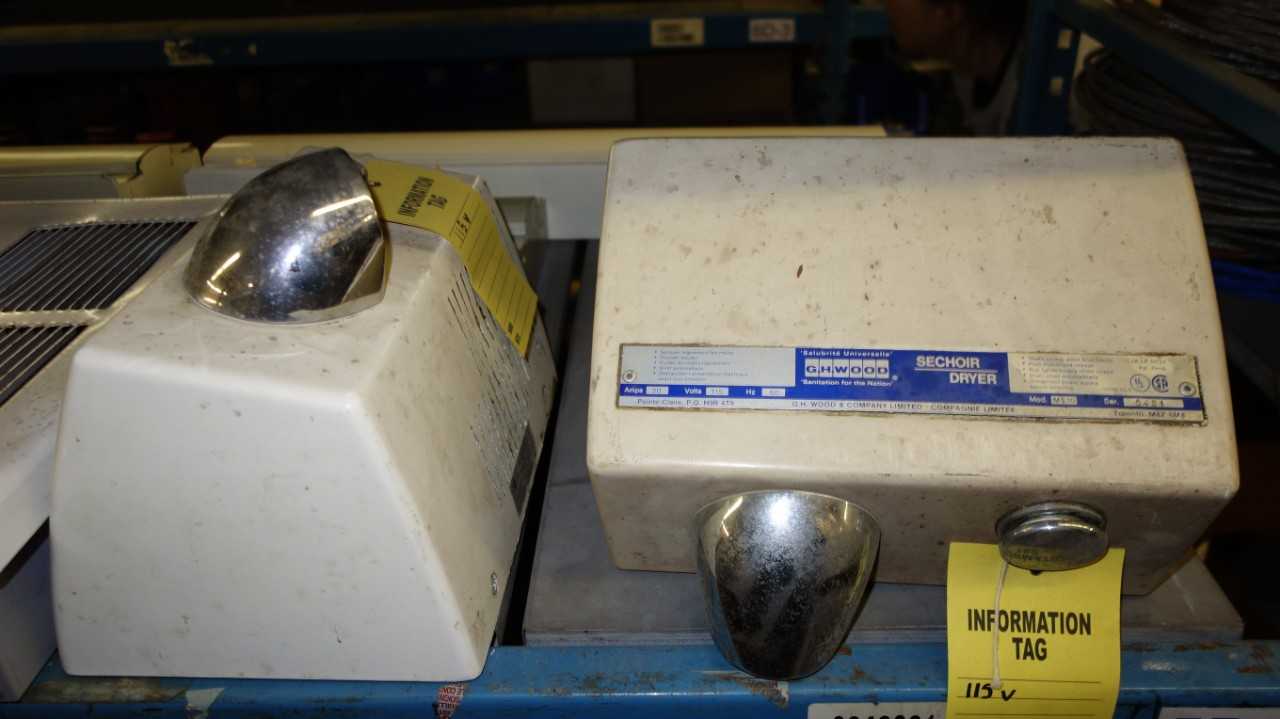 CONTENTS OF SHELF, ASSORTED HEATING DEVICES - HVAC EQUIPMENT
