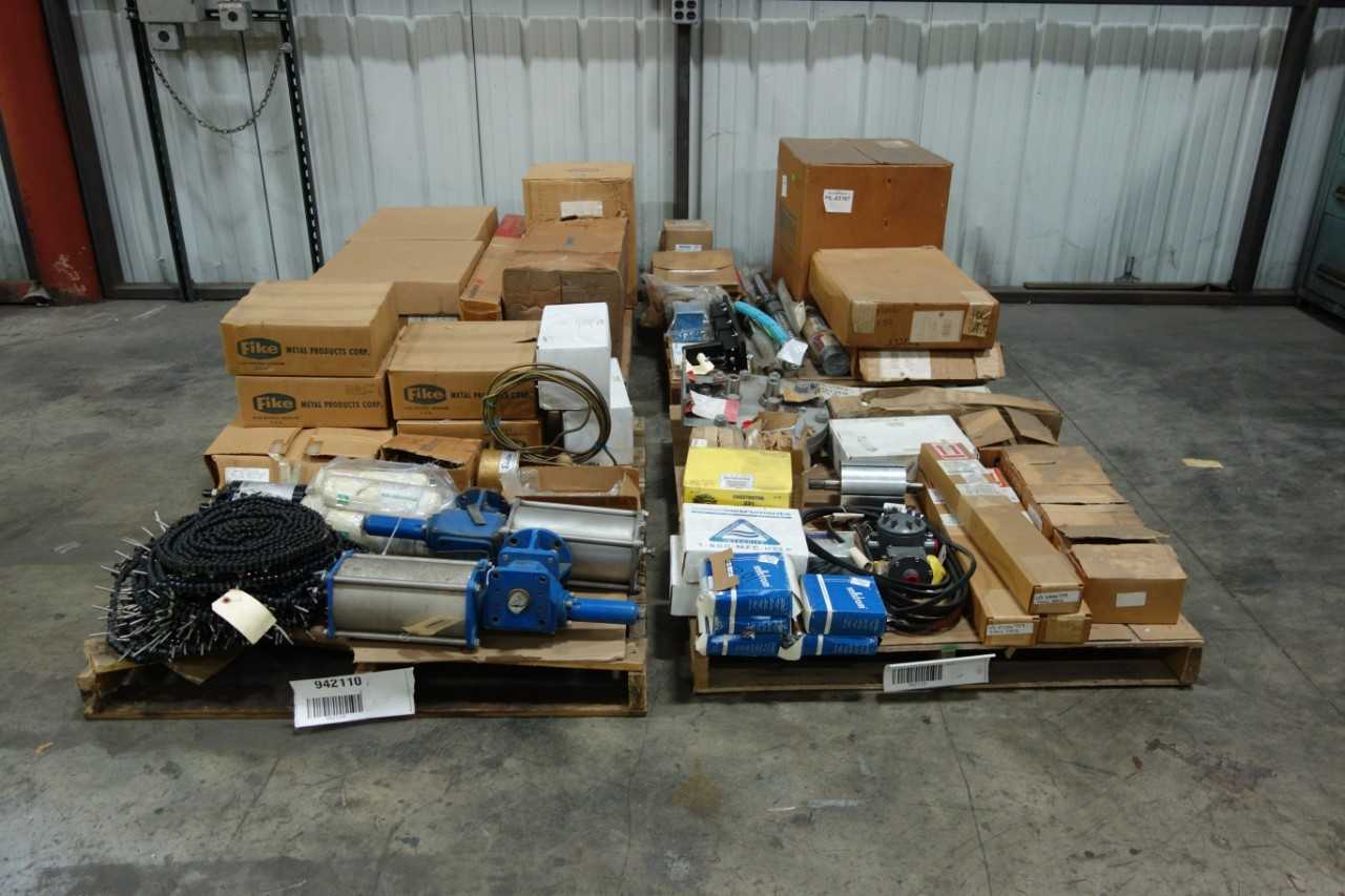 4 PALLETS OF MISCELLANEOUS INDUSTRIAL SURPLUS - ELECTRICAL COMPONENTS