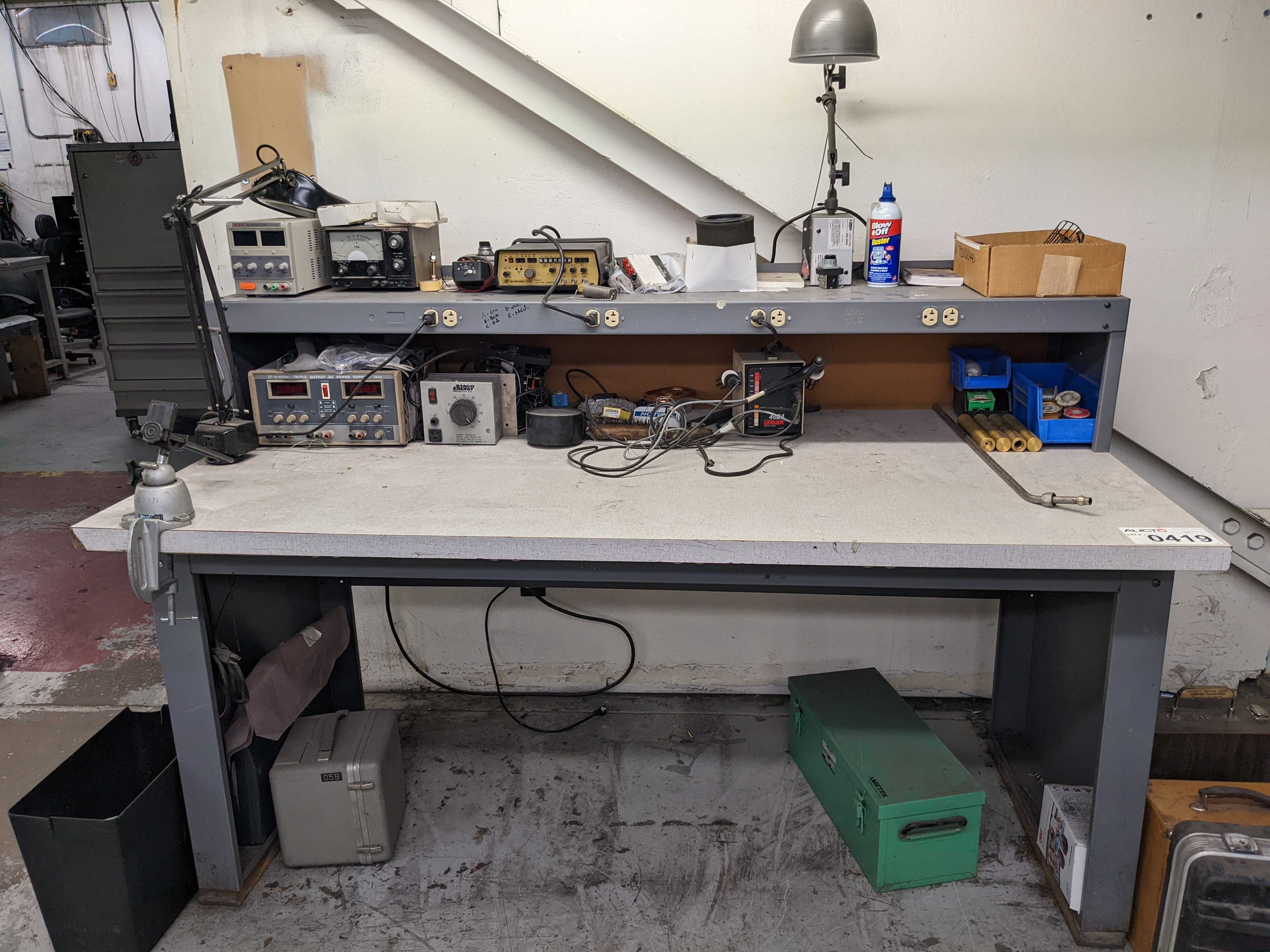 DESK AND CONTENTS - ELECTRICAL COMPONENTS DESK AND CONTENTS - ELECTRICAL COMPONENTS