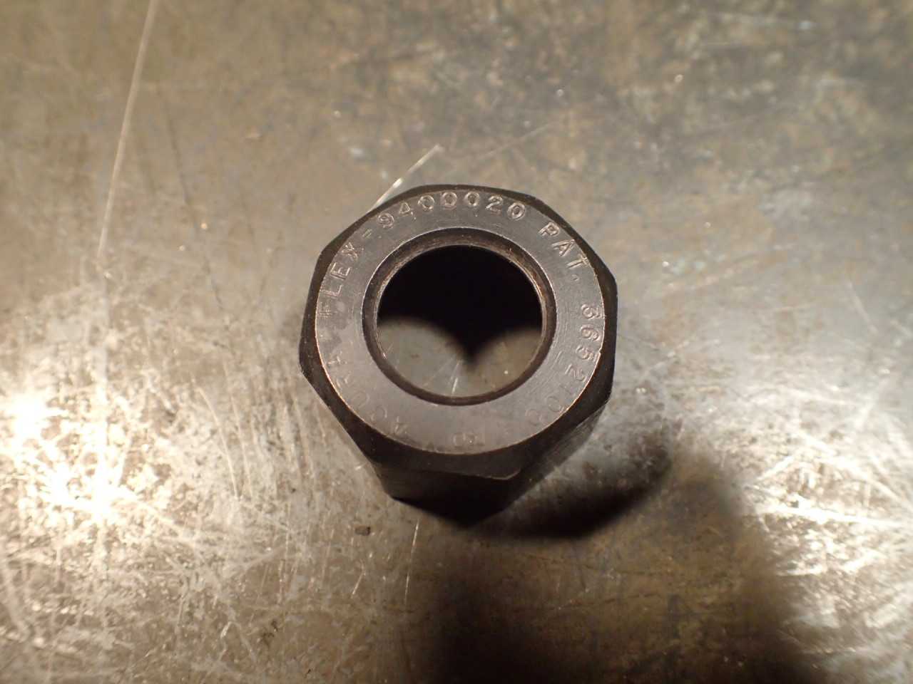 TSD 1/2" Acura-Flex 9400020 Collet Retention Nut, Used in Good Condition - HOLEMAKING TOOLS