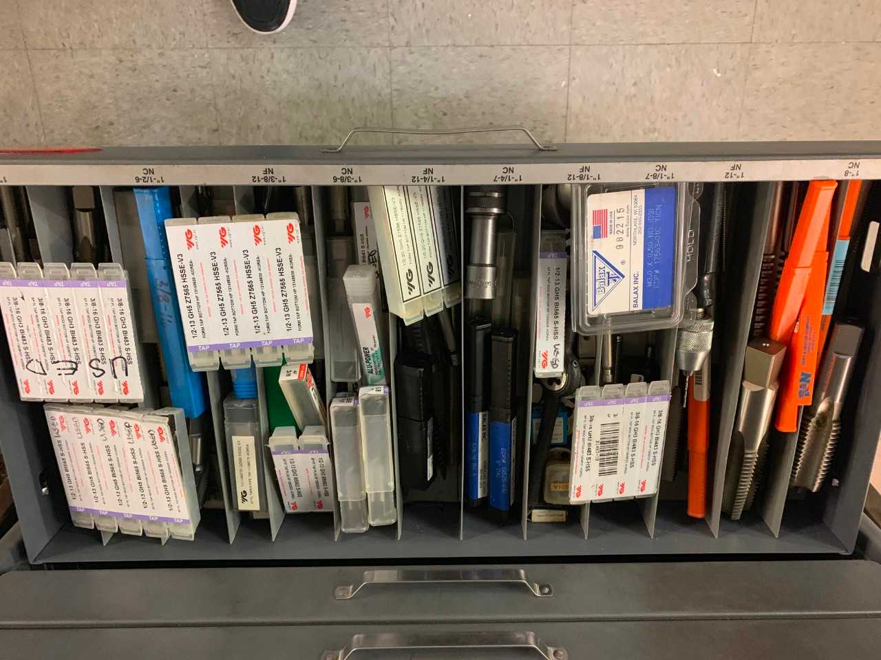 Drill Index Cabinet w/key - ELECTRIC POWER TOOLS