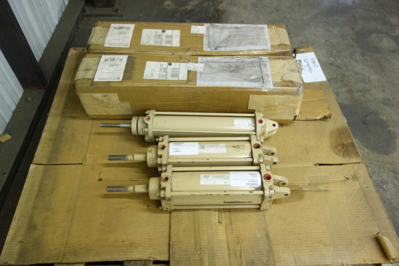PALLET OF ASSORTED UNITED CONVEYOR PNEUMATIC CYLINDERS, 4 IN, 3 IN - PNEUMATIC CYLINDERS & ACTUATORS