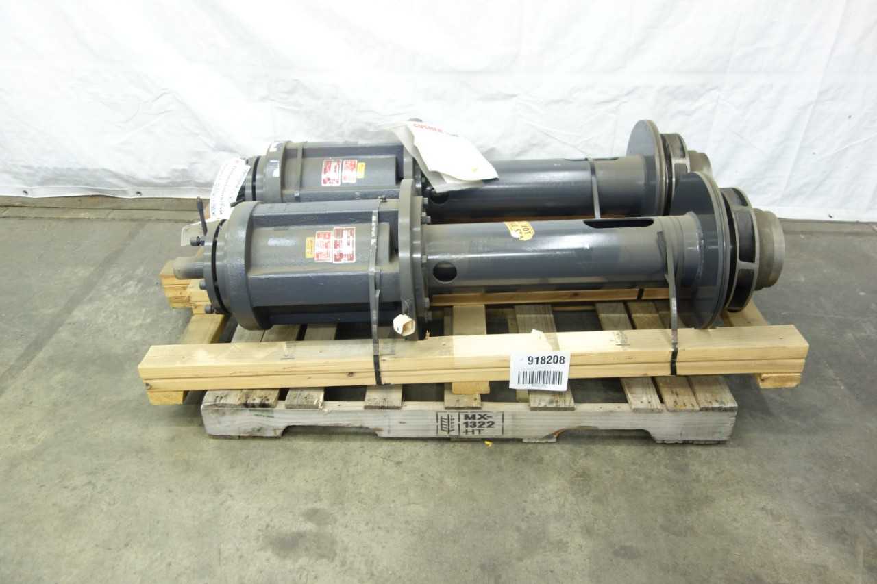 LOT OF 2 GUSHER 6X6-14EL-12-C-C RE HEAVY DUTY VERTICAL PUMPS - PUMPS