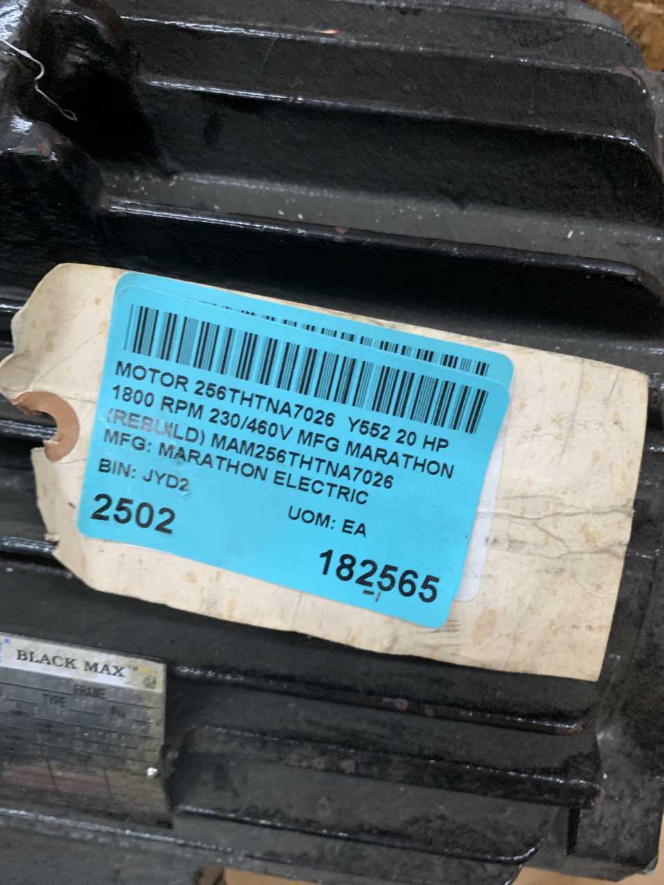 LOT OF 3 NEW ELECTRIC MOTORS 15HP, 20HP MARATHON, EUROTHERM ETC. - MISCELLANEOUS
