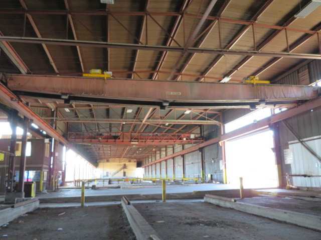 Crane, 10 Ton capacity, 75' span, approx. 30' under rail plus crane rails of 186' - CRANES