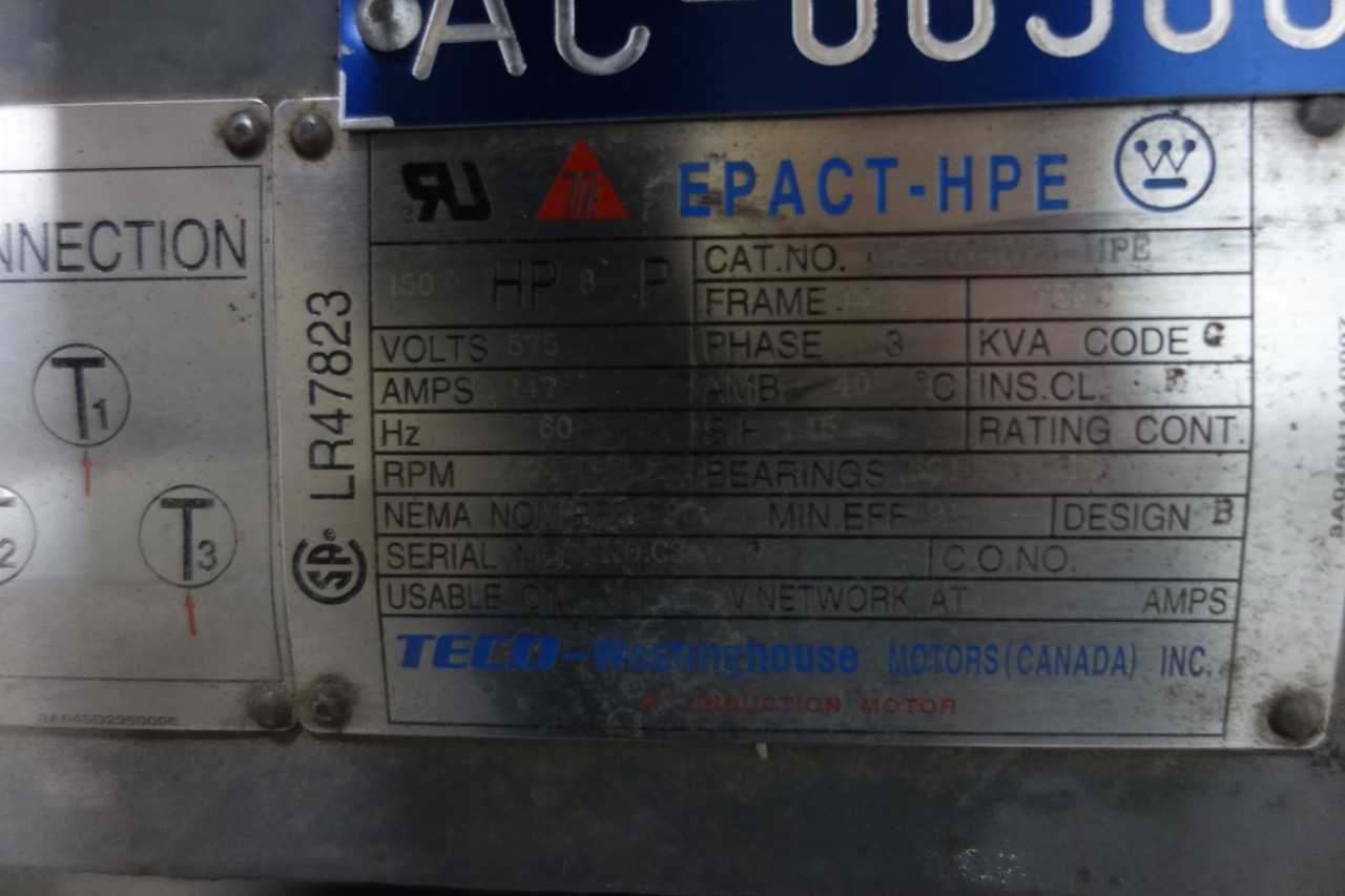 TECO-WESTINGHOUSE CANDIAN AC MOTOR - ELECTRIC MOTORS