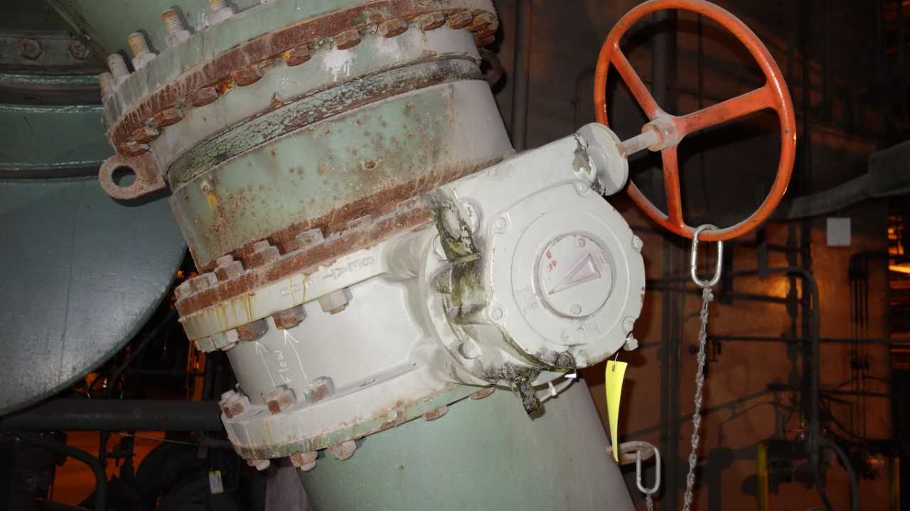 30 IN MANUAL BUTTERFLY VALVE - BUTTERFLY VALVE