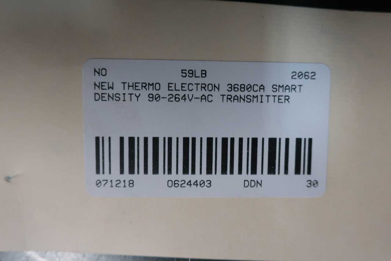 THERMO ELECTRON 3680CA DENSITY TRANSMITTER - INSTRUMENTATION