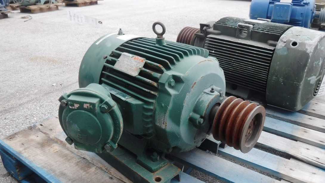 15 HP 1800 RPM 254T Frame Reliance Motor - ELECTRIC MOTORS