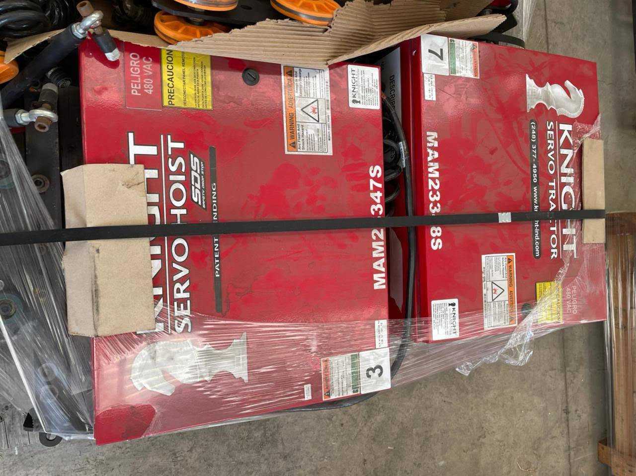 Knight Servo Hoist and Tracks - LIFTING EQUIPMENT