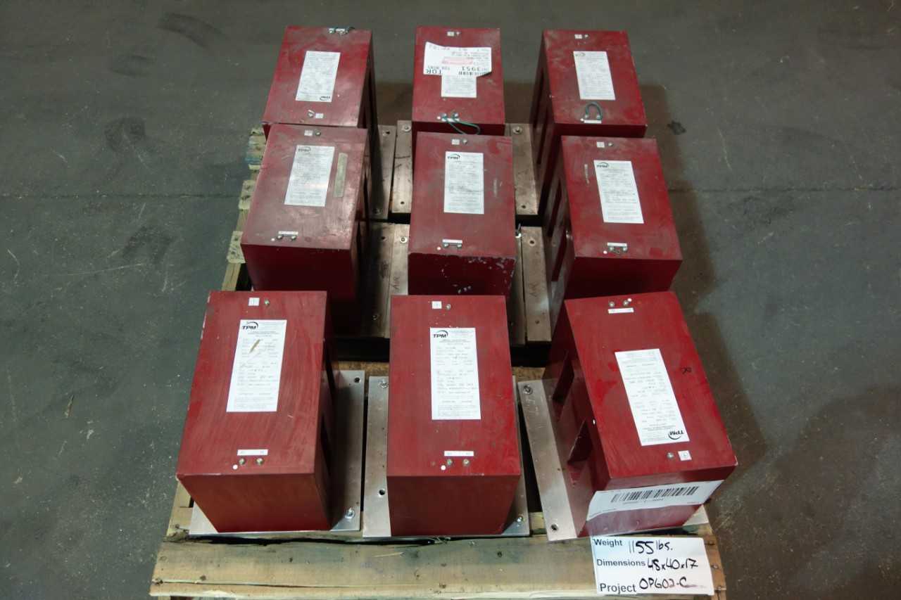 LOT OF 9 TPM SP 338B 250 5A 15KV AC CURRENT TRANSFORMER - CONTROL TRANSFORMERS