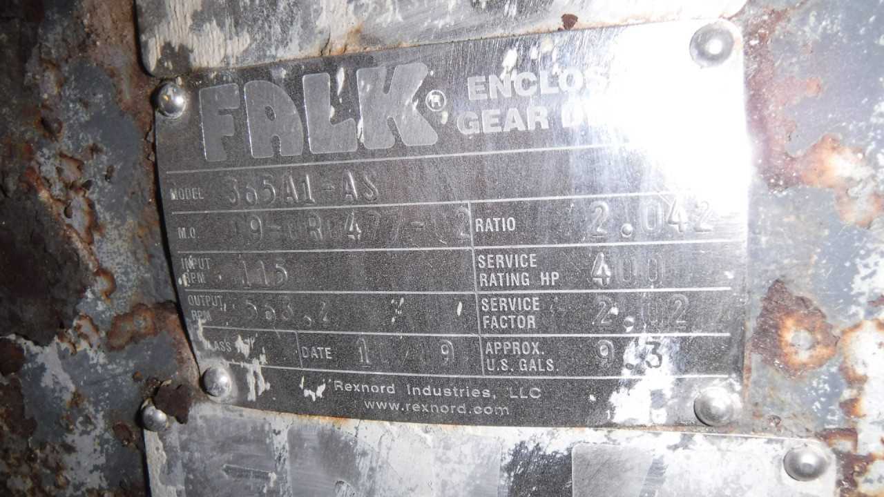 400 HP Falk Gear Reducer Model 365A1-AS - GEAR REDUCERS
