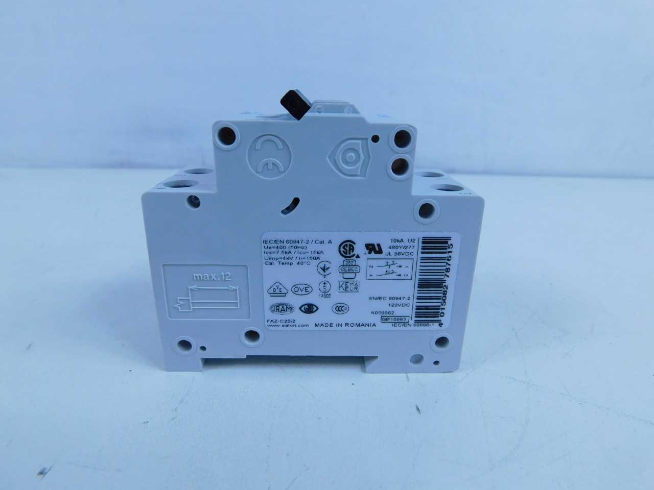 Quantity of 57x FAZ-C20/2 MCB/Industrials - VALVES