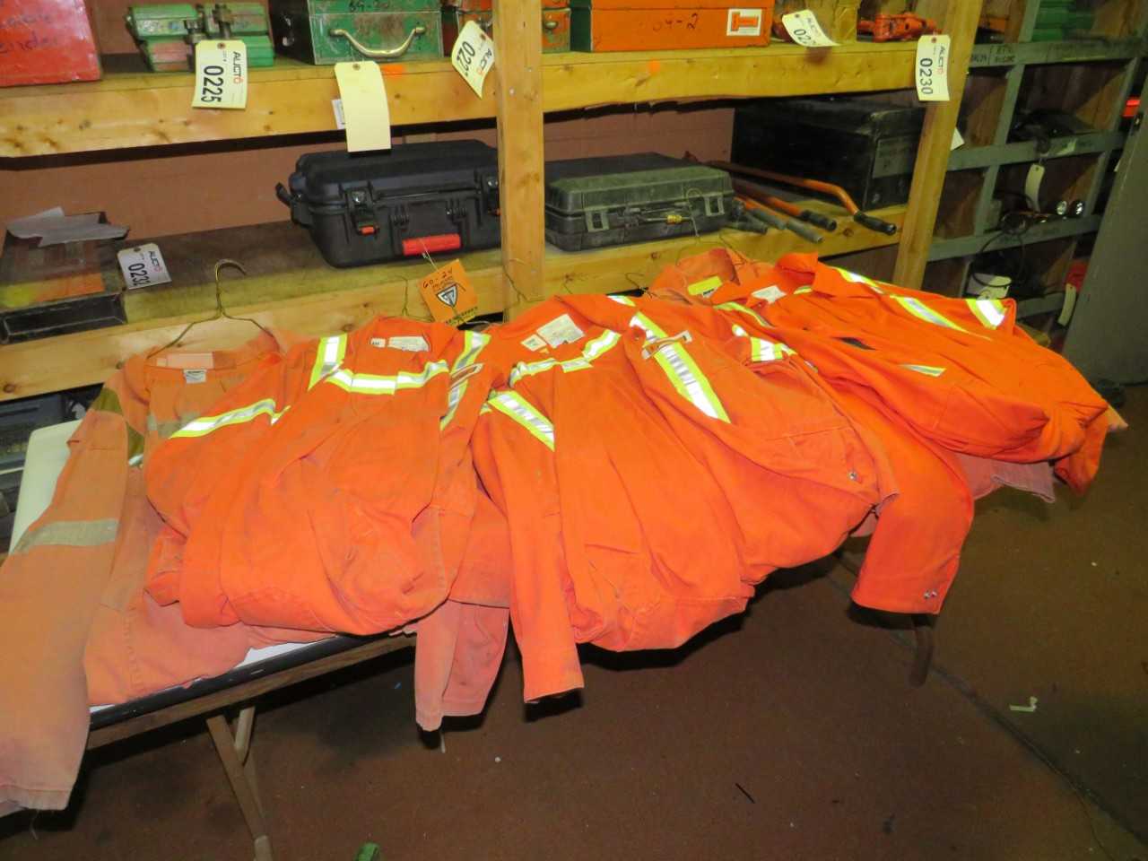 LOT OF 10 ASSORTED FLAME RESISTANT COVERALLS - SAFETY EQUIPMENT