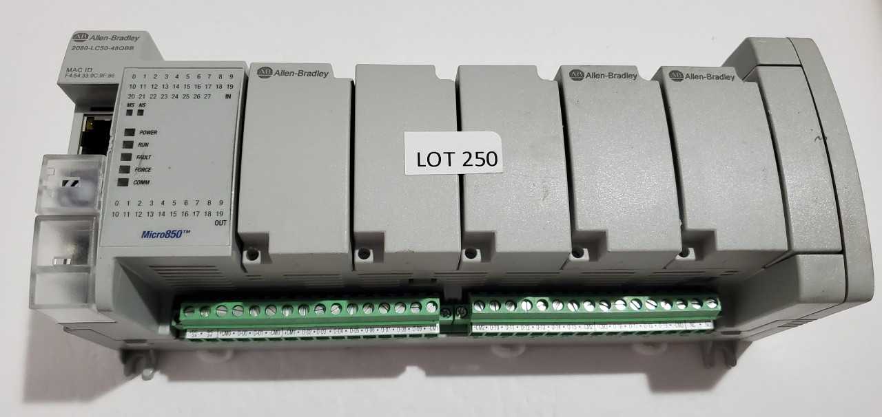 Allen Bradley Micro 850  2080-LC50-48QBB PLC - AUTOMATION & CONTROLS
