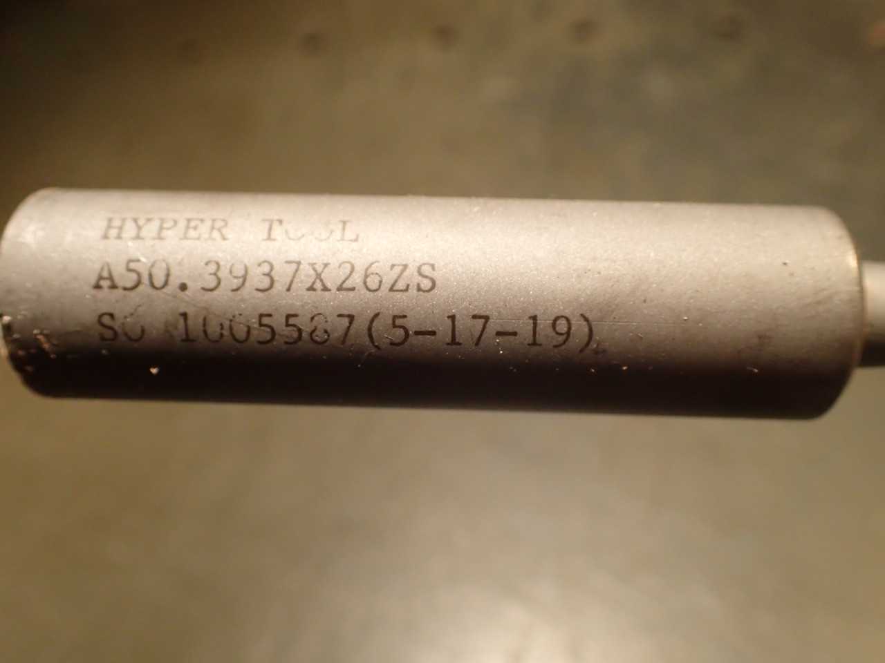 Hyper Tool .3937" 10mm x 26" OAL Coolant Fed Deep Hole Gun Drill: Carbide Tipped - MACHINE TOOLING