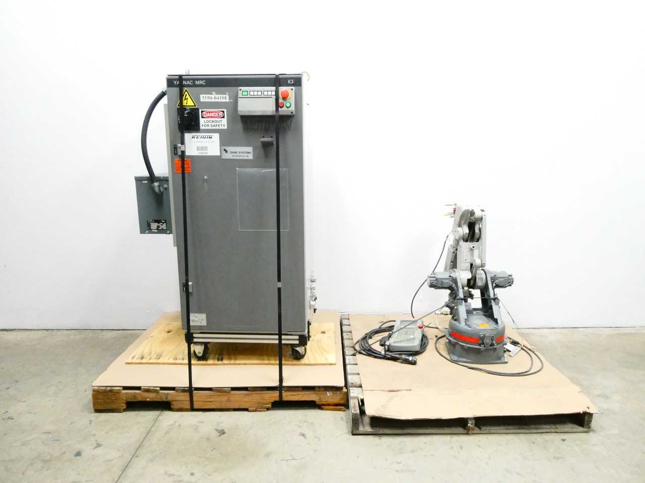 YASKAWA YR-K3-C000 ENCM-RM6022 YASNAC MRC MOTOMAN ROBOT AND CONTROLLER ASSEMBLY - INDUSTRIAL ROBOTS YASKAWA YR-K3-C000 ENCM-RM6022 YASNAC MRC MOTOMAN ROBOT AND CONTROLLER ASSEMBLY - INDUSTRIAL ROBOTS