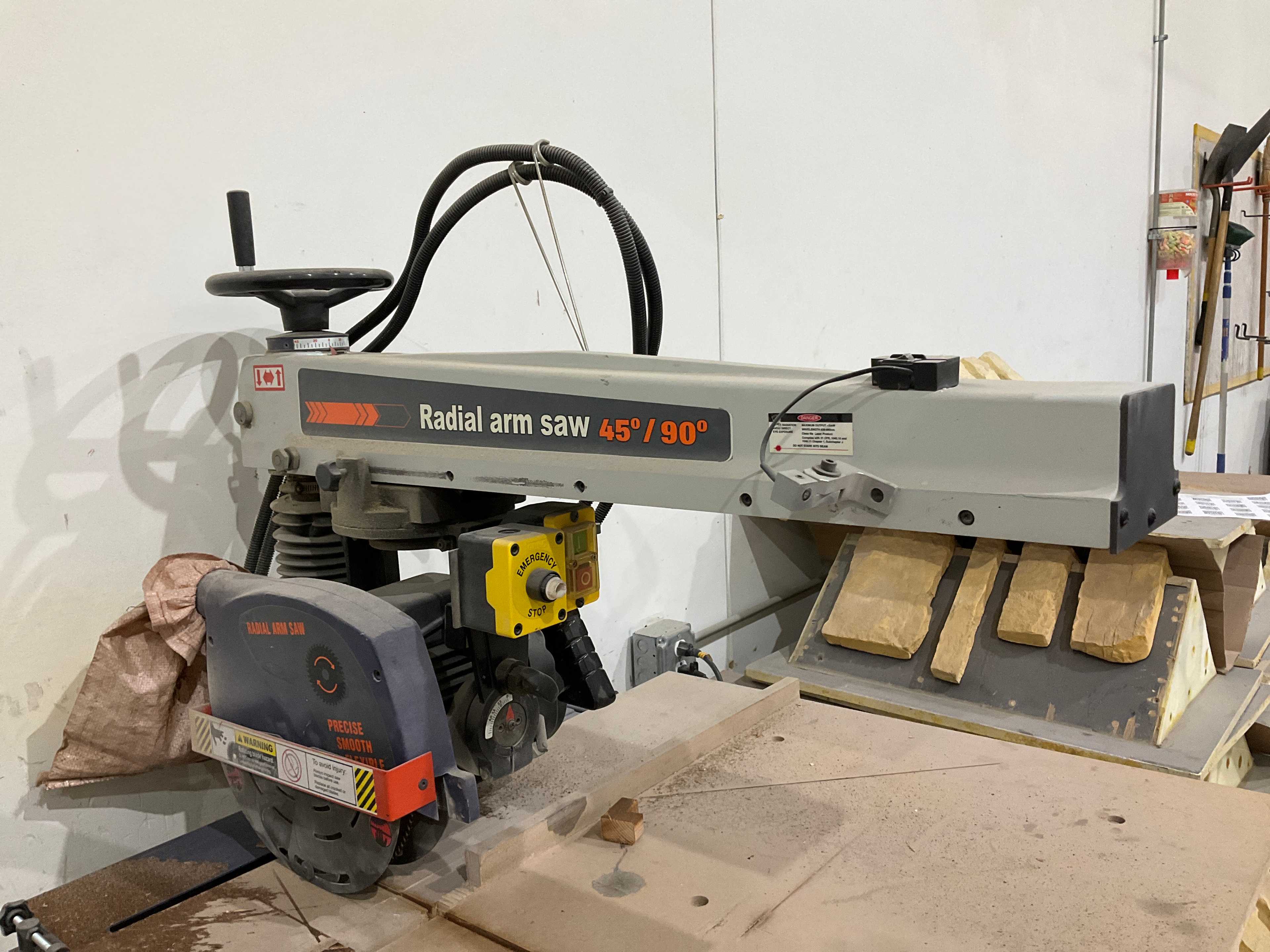 DAYTON RADIAL ARM 10”/12” CIRCULAR SAW - CIRCULAR SAWS
