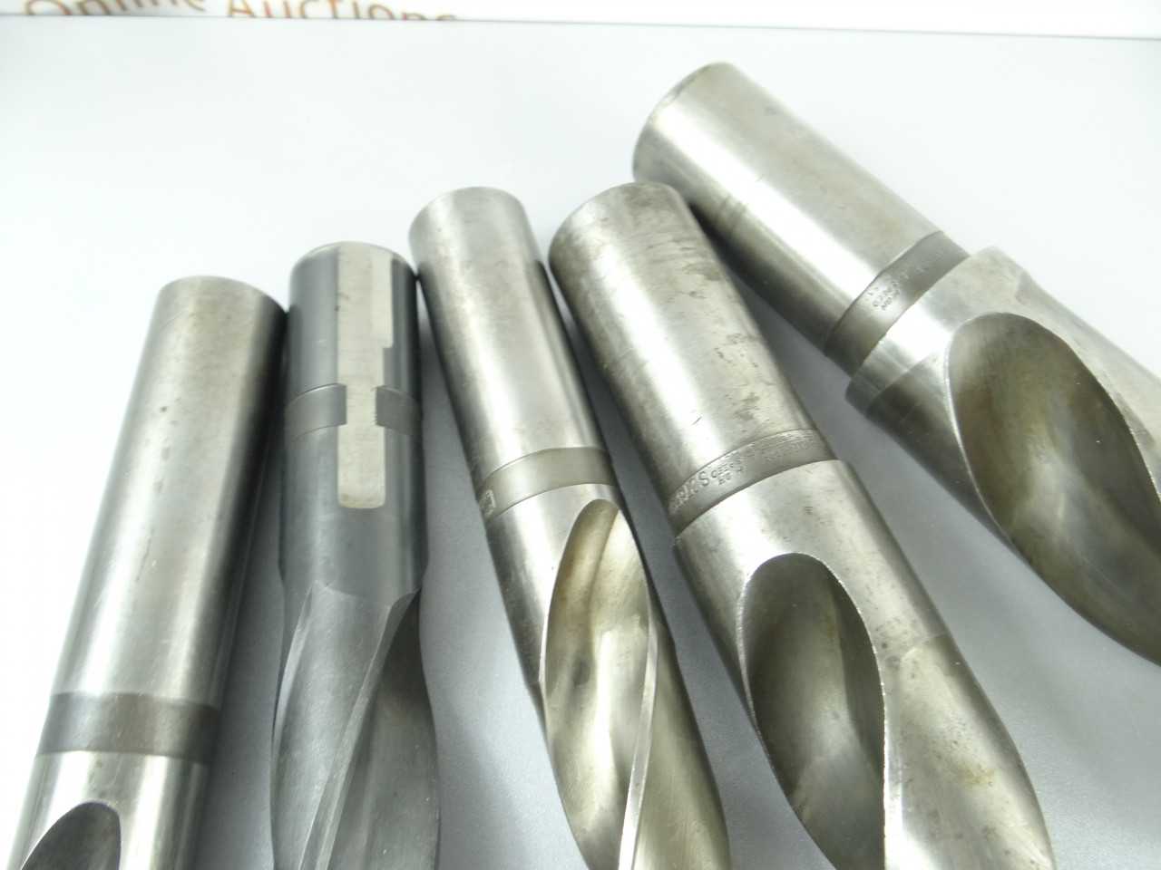 Lot of 5 Heavy Duty HSS Coolant Thru Drills - MACHINING EQUIPMENT PARTS