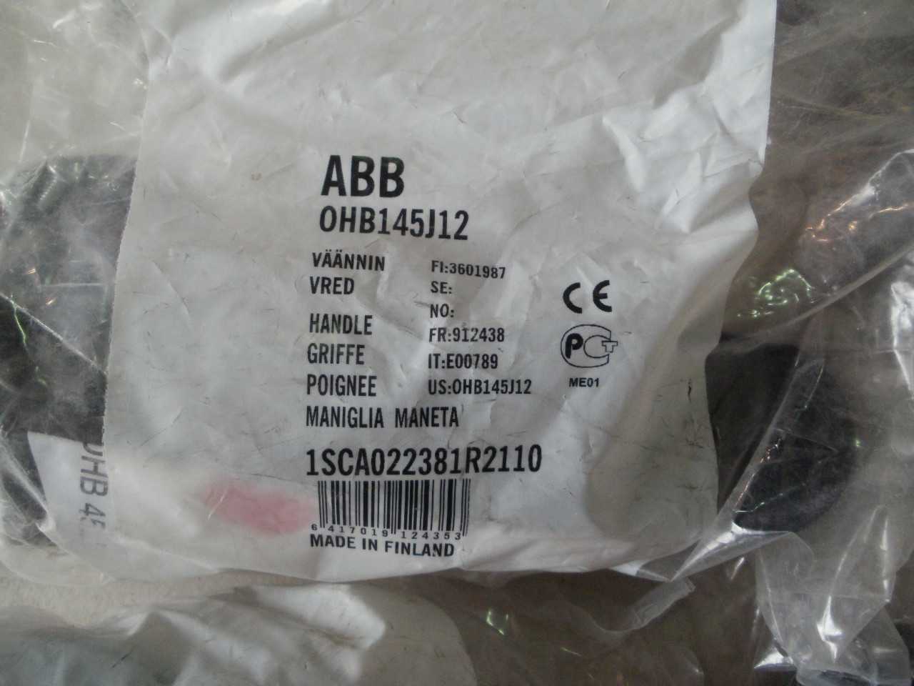 ABB HANDLE OHB145J12 ( QTY. 10) - AUTOMATION & CONTROLS