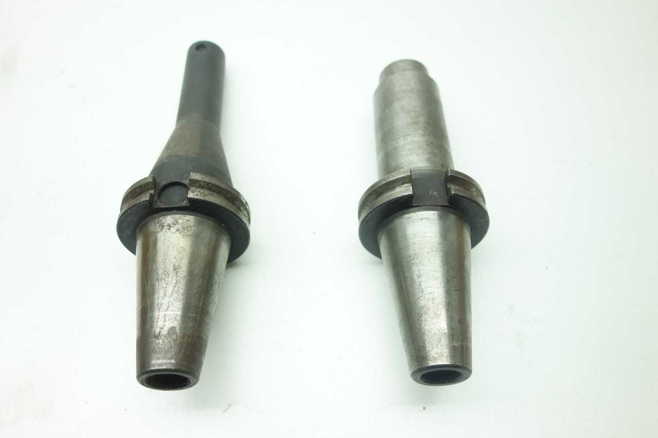 LOT OF ASSORTED CAT40 TOOL HOLDERS - PARLEC, LYNDEX - ELECTRIC POWER TOOLS