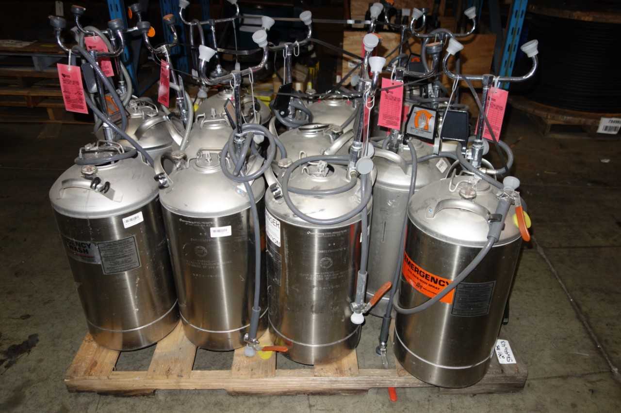 PALLET OF GUARDIAN EQUIPMENT EMERGENCY EYE WASH STATIONS - PLANT & FACILITY