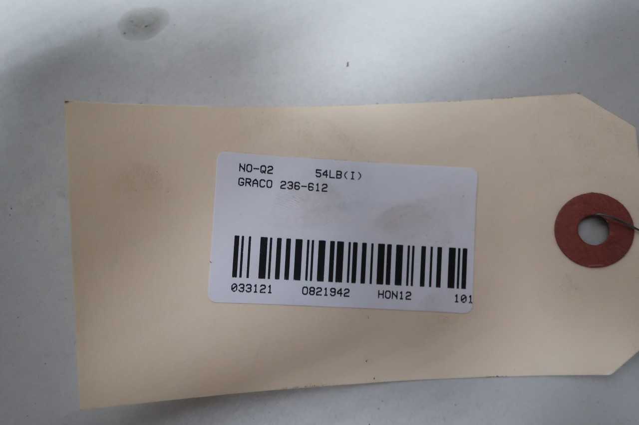 GRACO 236-612 PUMP SHOVEL 6200PSI - PUMPS