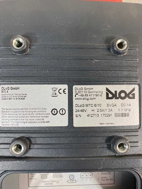 Set of 2 Advantech Dlog GmbH MTC6 D-82110 Terminal - Used - Bench Tested - ELECTRICAL COMPONENTS