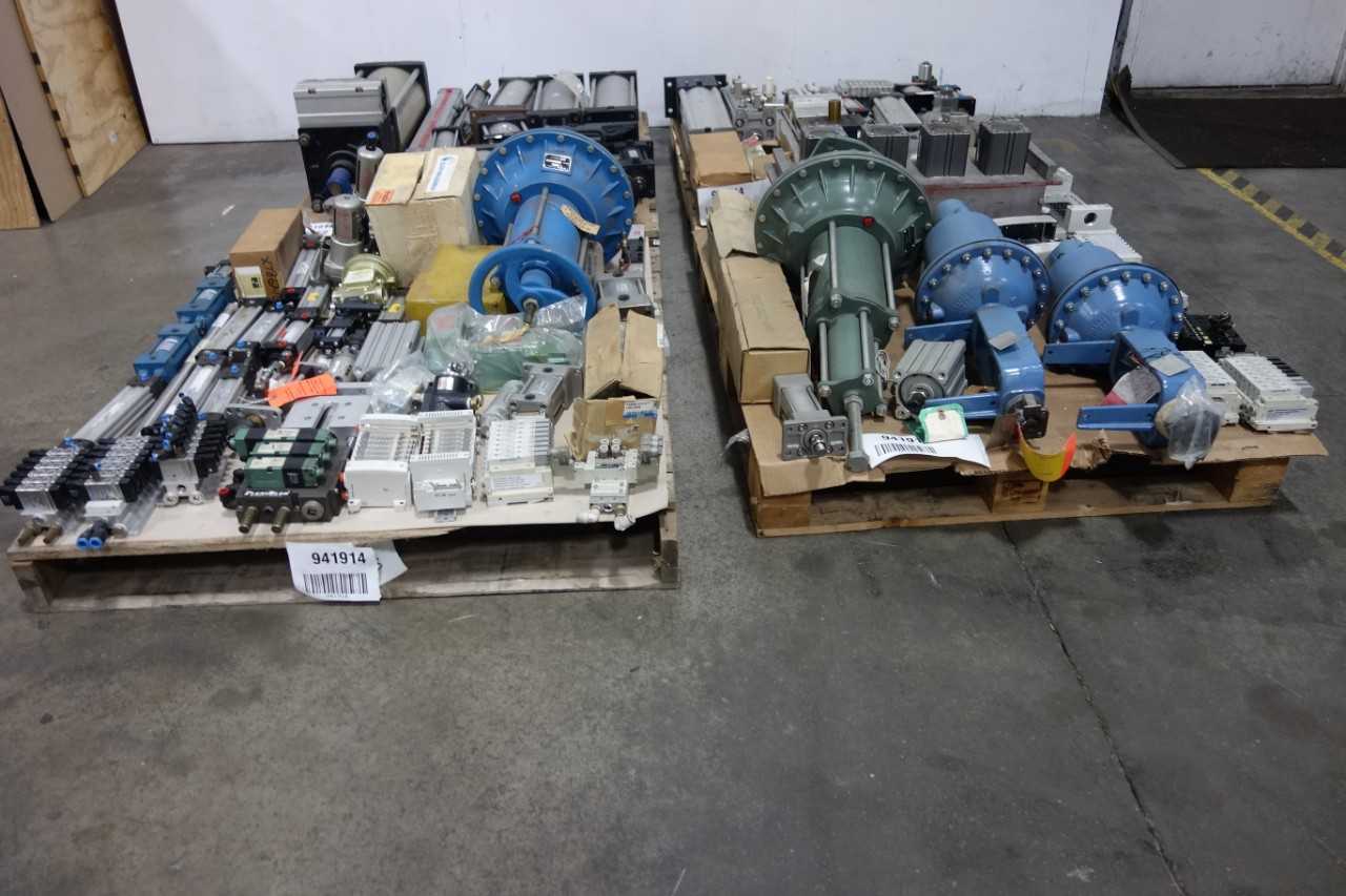 4 PALLETS OF ASSORTED PNEUMATIC - PNEUMATIC POWER TOOL