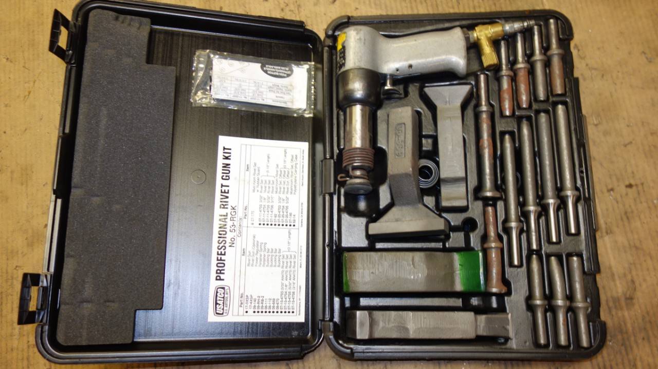 USATCO 53-DSK Deluxe Student's 77PC Tool Rivet Gun Kit