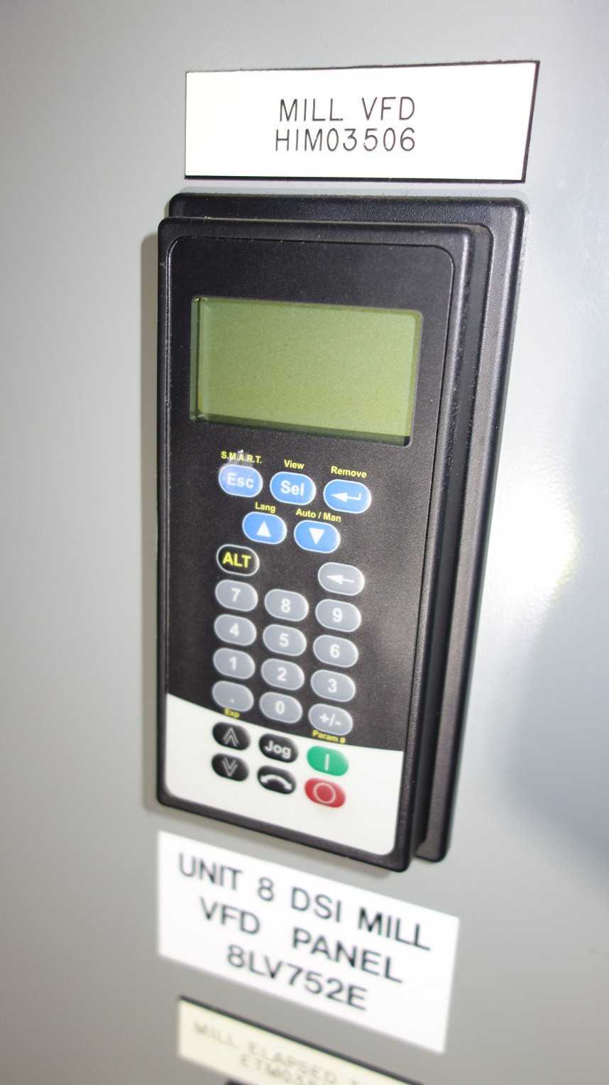 DSI MILL VFD CONTROL PANEL W/ ALLEN BRADLEY 200HP MOTOR DRIVE - MOTOR DRIVES