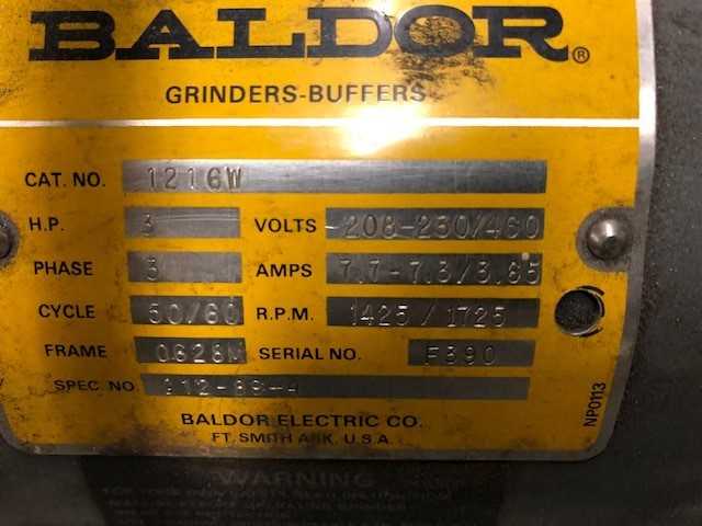 Baldor Grinder - GRINDING MACHINES