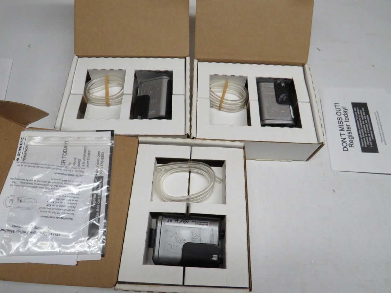LOT OF 3 INDUSTRIAL SCIENTIFIC CORPORATION HS11O HS110 1010-0030 HYDROGEN SULFIDE MONITOR - ELECTRIC POWER TOOLS
